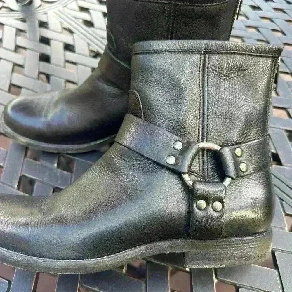 Frye Philip Harness Boots-size 7